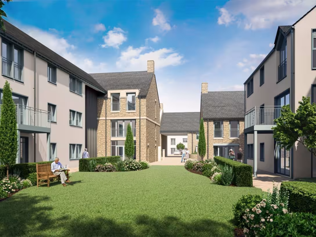 CGI image of the development