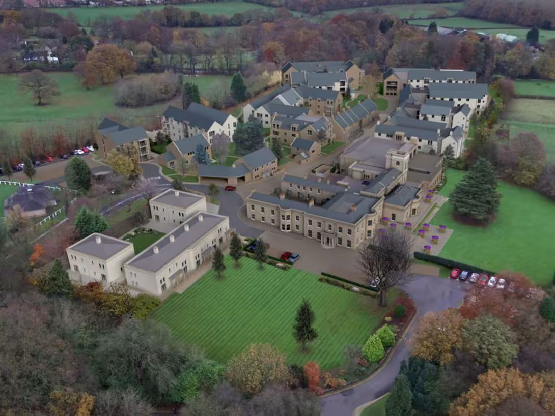 CGI image of Scarcroft Park