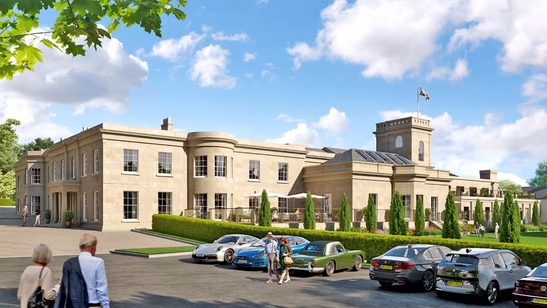 Artist's impression of Scarcroft Park main building